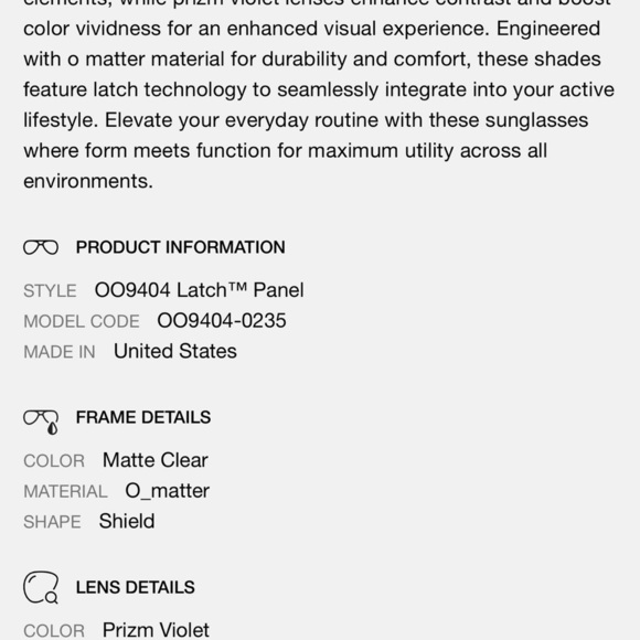 Oakley Latch Panel NEW - Picture 3 of 8